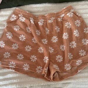 Rylee + Cru Tan Floral Women Shorts